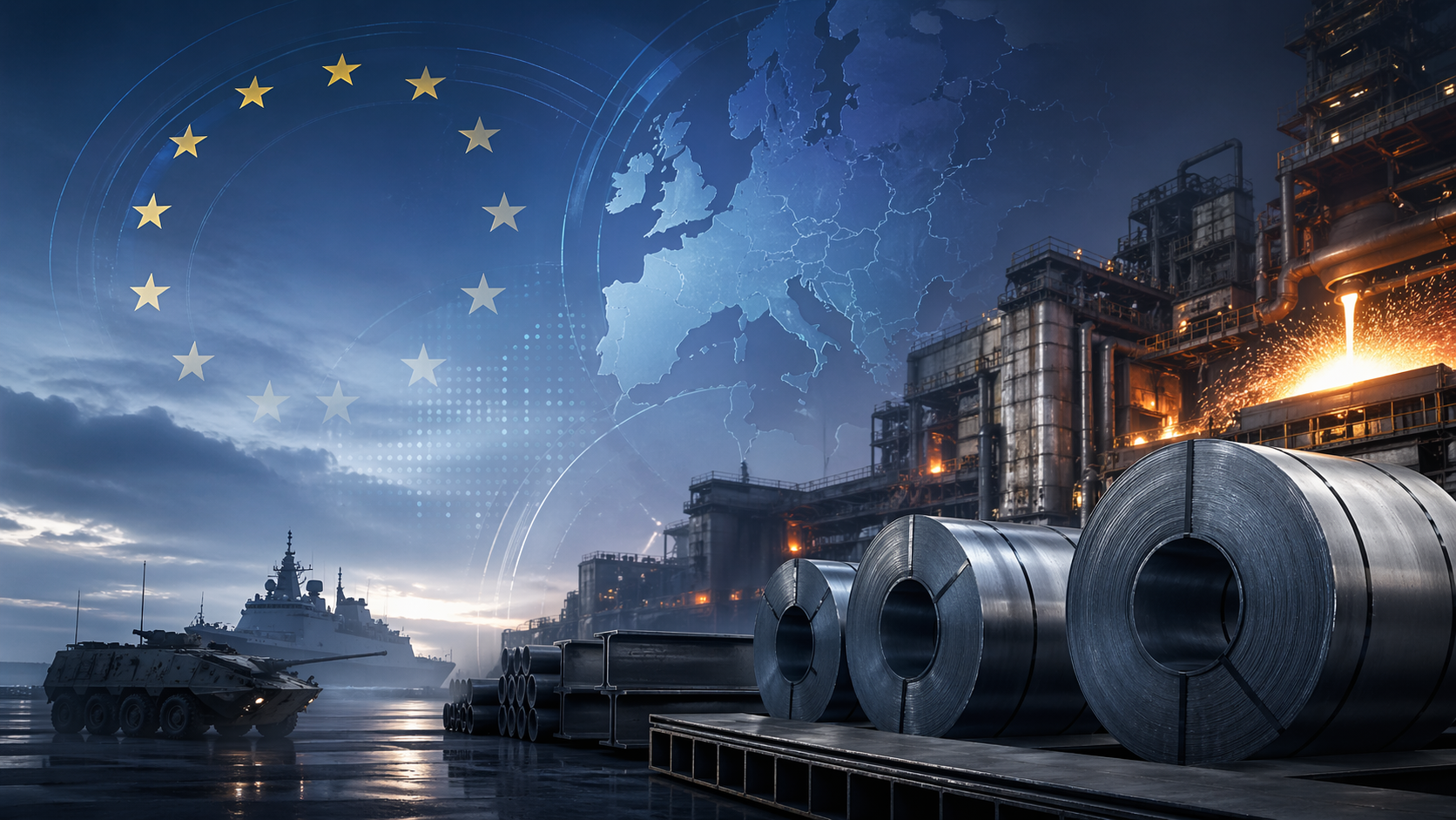 Defesa e aço: a nova política industrial europeia