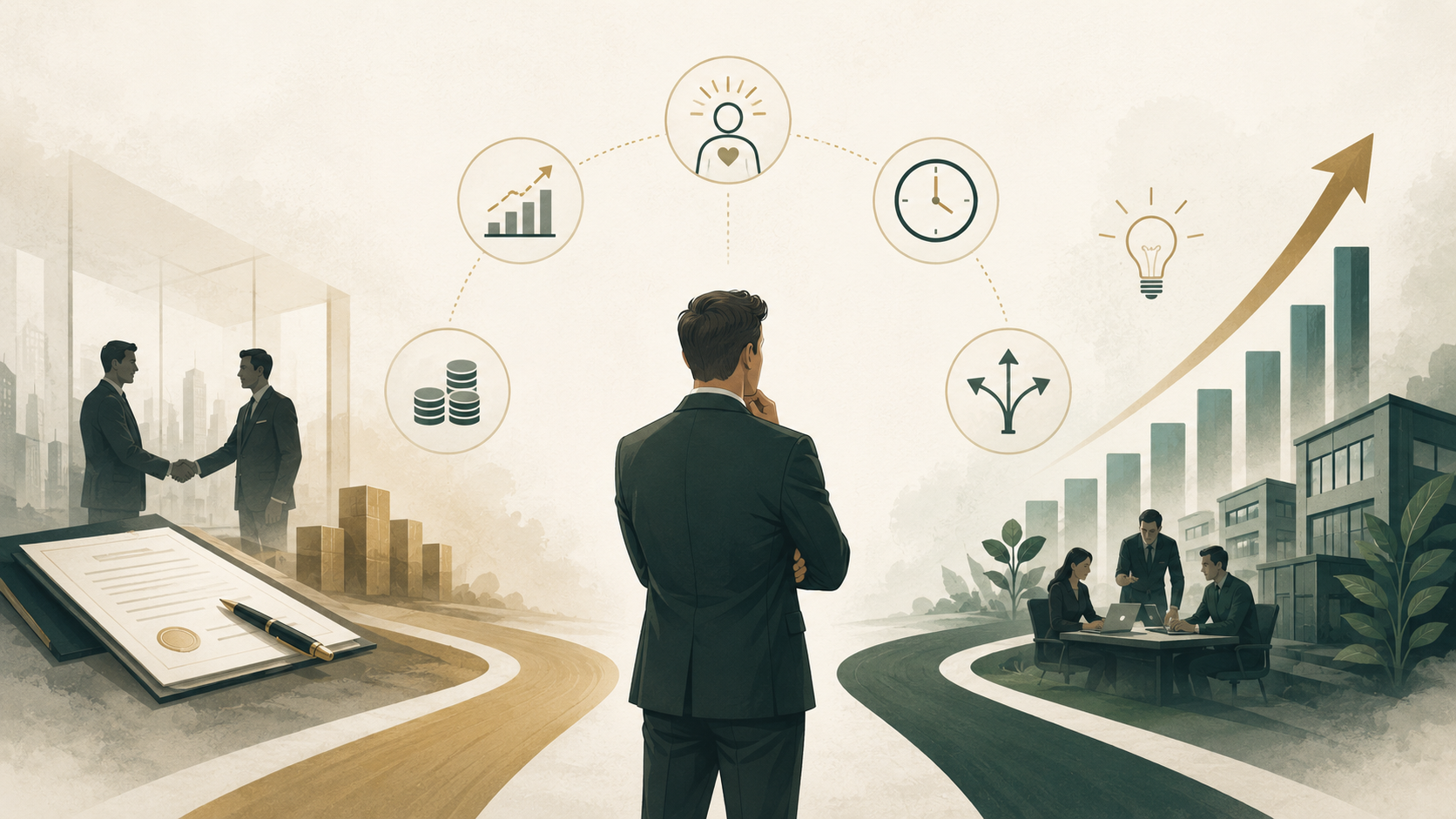 Vender a empresa ou continuar a crescer