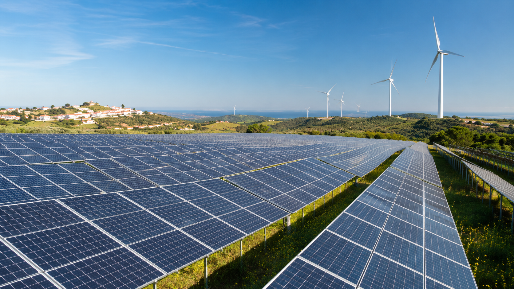 Portugal gerou 77% da sua eletricidade a partir de renováveis em abril